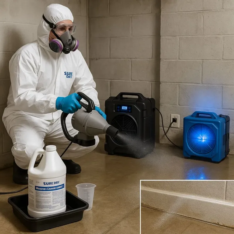 Sanitization and Odor Removal process in Dana Point, CA